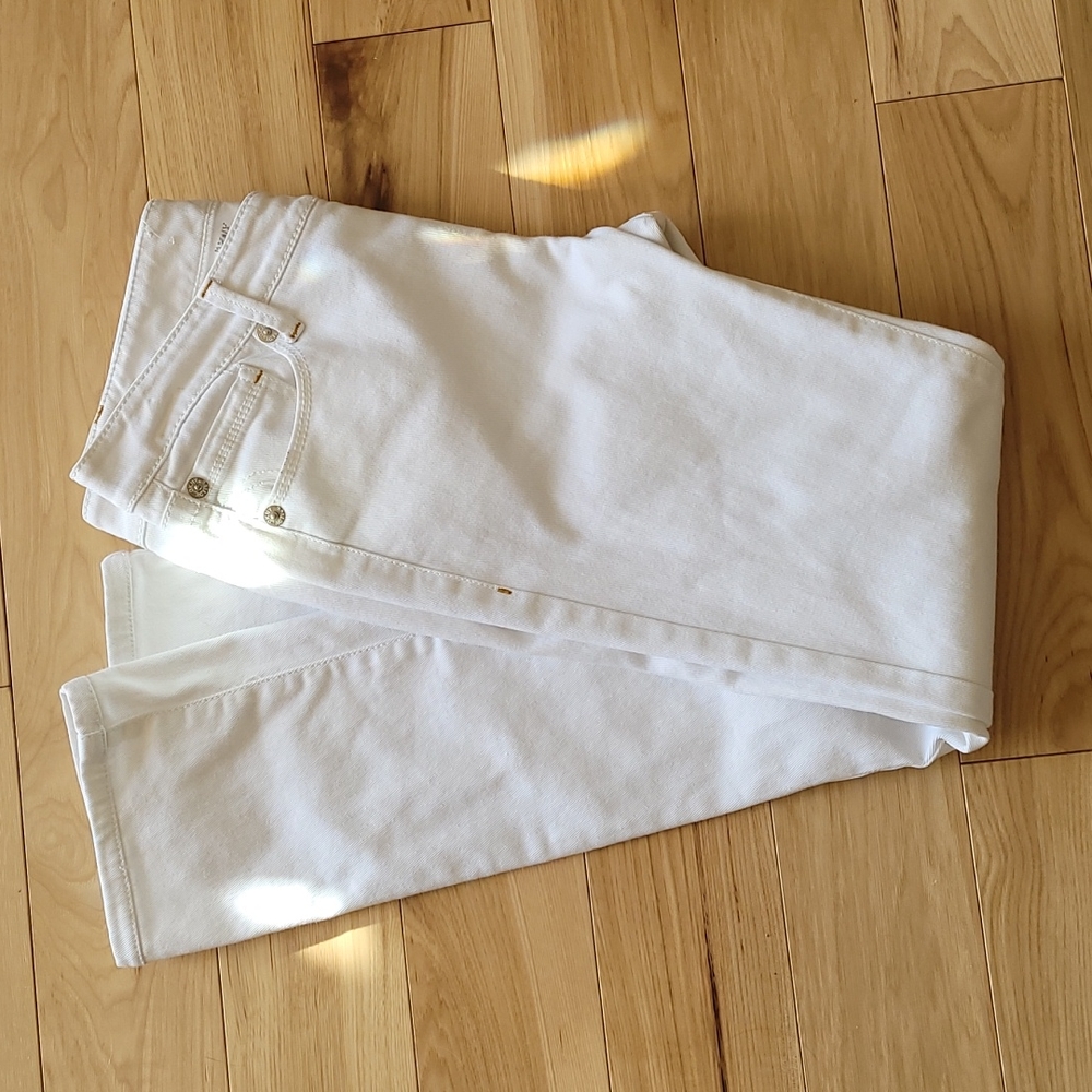 DKNY Skinny 28R White Denim Jeans
